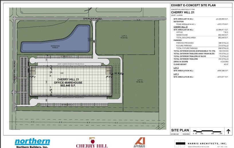 21533 S Cherry Hill Rd, Joliet, IL for rent - Site Plan - Image 2 of 2