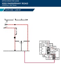 1055 Parsippany Blvd, Parsippany, NJ for rent Floor Plan- Image 1 of 3