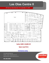 350 E Las Olas Blvd, Fort Lauderdale, FL for rent Floor Plan- Image 2 of 2