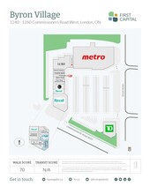 1240 Commissioners Rd W, London, ON for rent Site Plan- Image 1 of 6