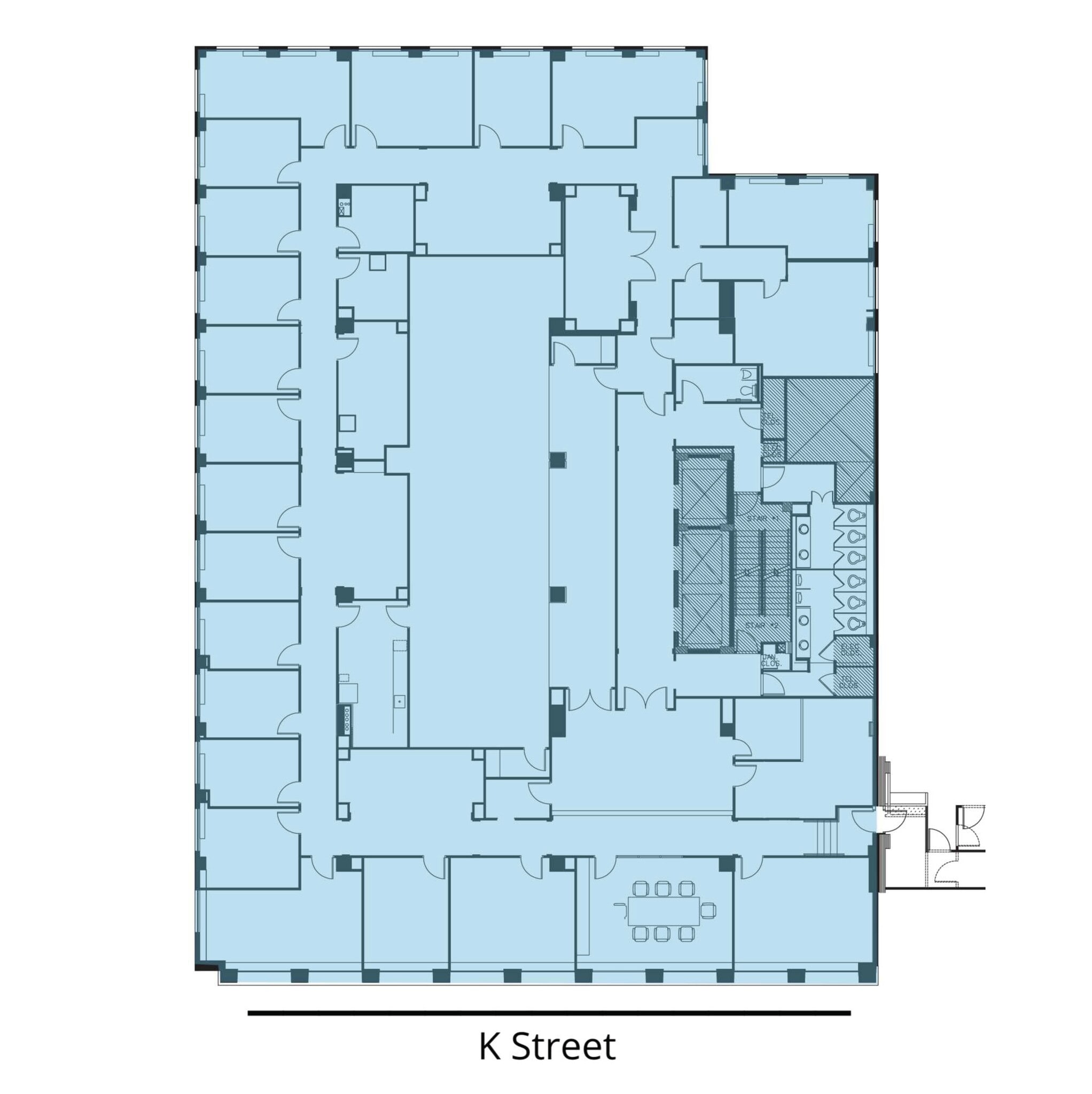 1750 K St NW, Washington, DC to rent Floor Plan- Image 1 of 1