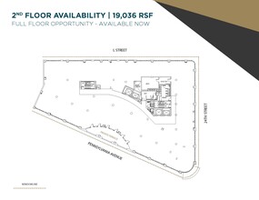 2401 Pennsylvania Ave NW, Washington, DC for rent Floor Plan- Image 1 of 8