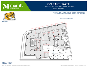 729 E Pratt St, Baltimore, MD for rent Floor Plan- Image 1 of 1