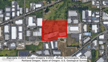 SW Myslony Rd, Tualatin, OR - AERIAL  map view