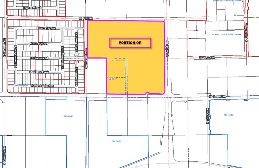 7900 W Sunset Rd, Las Vegas, NV for rent - Plat Map - Image 2 of 6