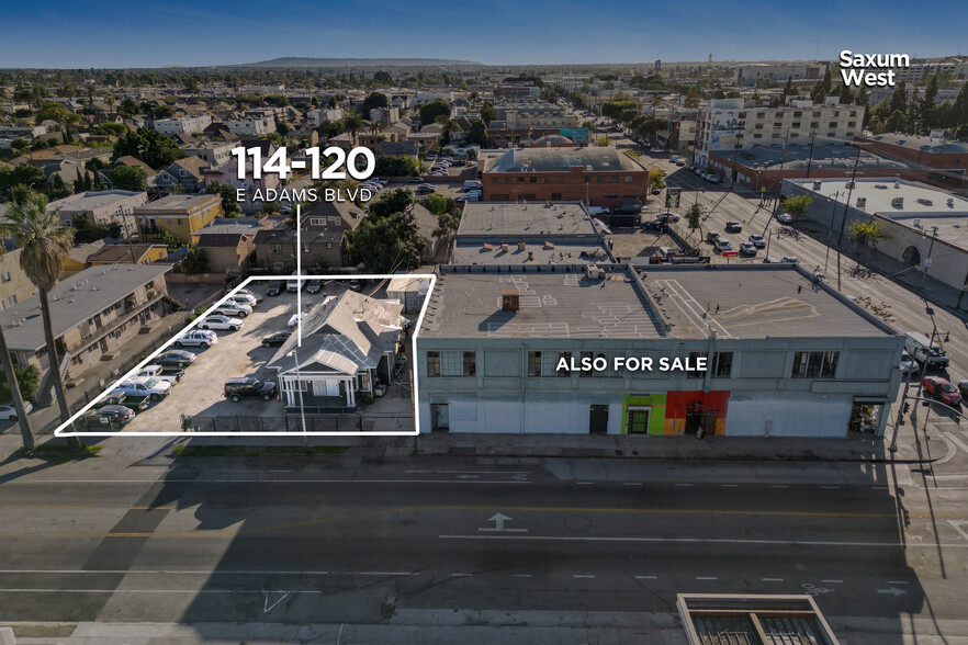 114-120 E Adams Blvd, Los Angeles, CA for sale - Building Photo - Image 2 of 4