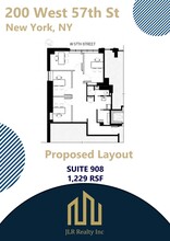 200 W 57th St, New York, NY for rent Site Plan- Image 1 of 2