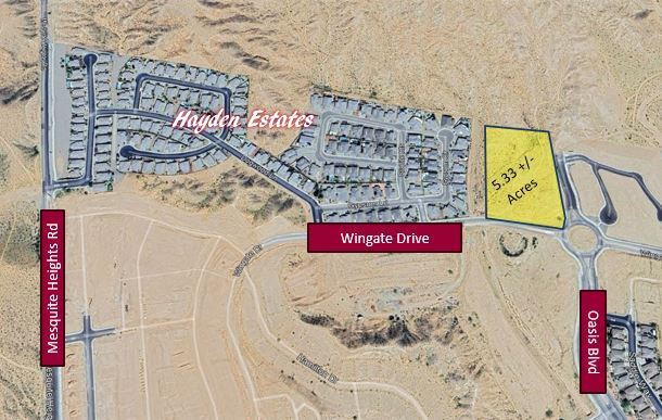 Wingate Dr & Oasis blvd, Mesquite, NV for sale - Primary Photo - Image 1 of 6