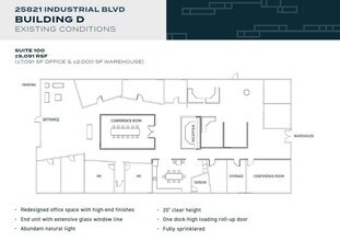 25821 Industrial Blvd, Hayward, CA to rent Floor Plan- Image 2 of 4