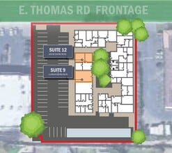 4643 E Thomas Rd, Phoenix, AZ to rent Site Plan- Image 1 of 1