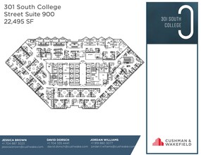 301 S College St, Charlotte, NC for rent Floor Plan- Image 1 of 1