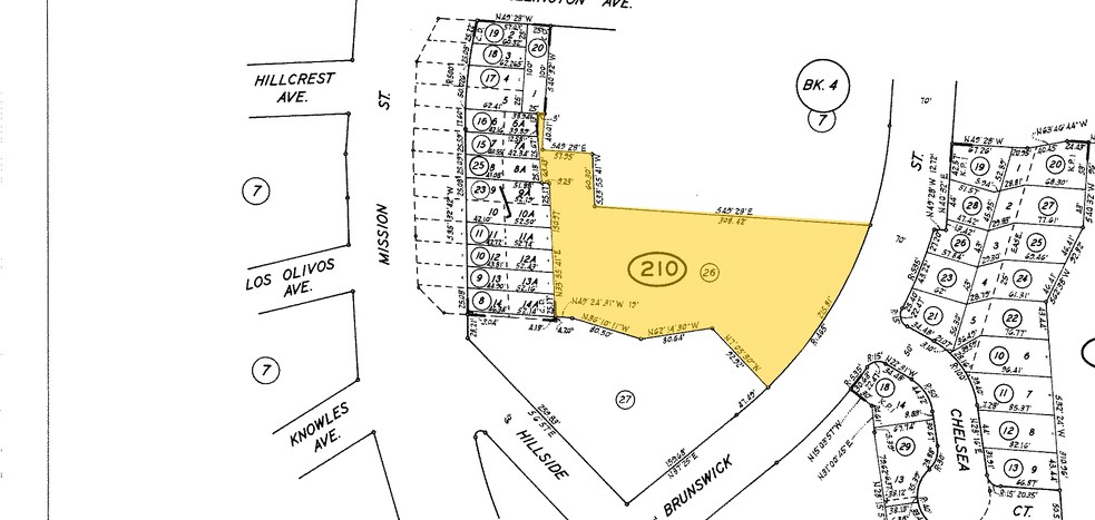 4619 Brunswick St, Daly City, CA for rent - Plat Map - Image 2 of 16