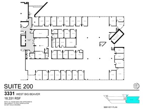 3155 W Big Beaver Rd, Troy, MI for rent Floor Plan- Image 1 of 1