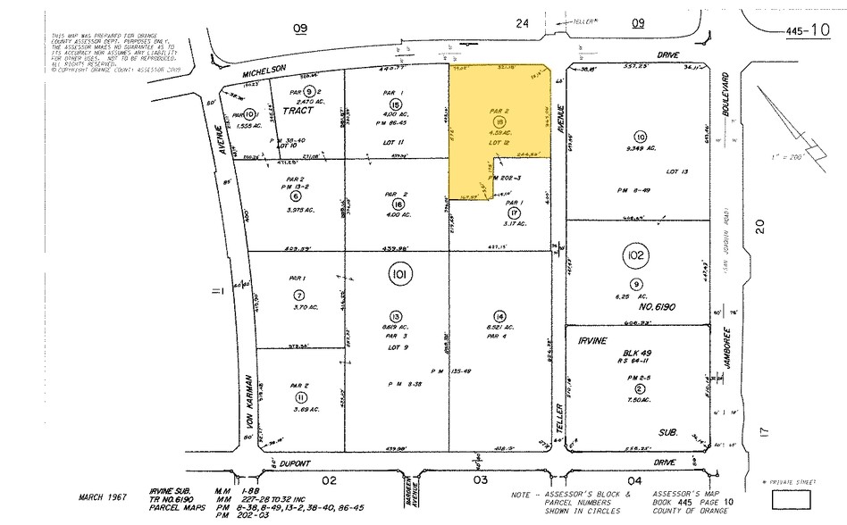 2600 Michelson Dr, Irvine, CA for rent - Plat Map - Image 2 of 17