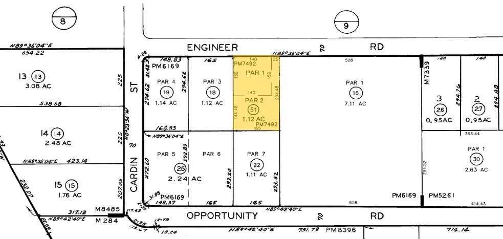 7191 Engineer Rd, San Diego, CA for rent - Plat Map - Image 2 of 4