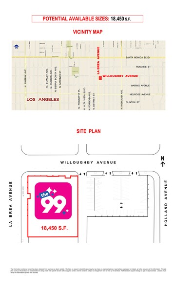 852 N La Brea Ave, Los Angeles, CA for rent - Site Plan - Image 3 of 9