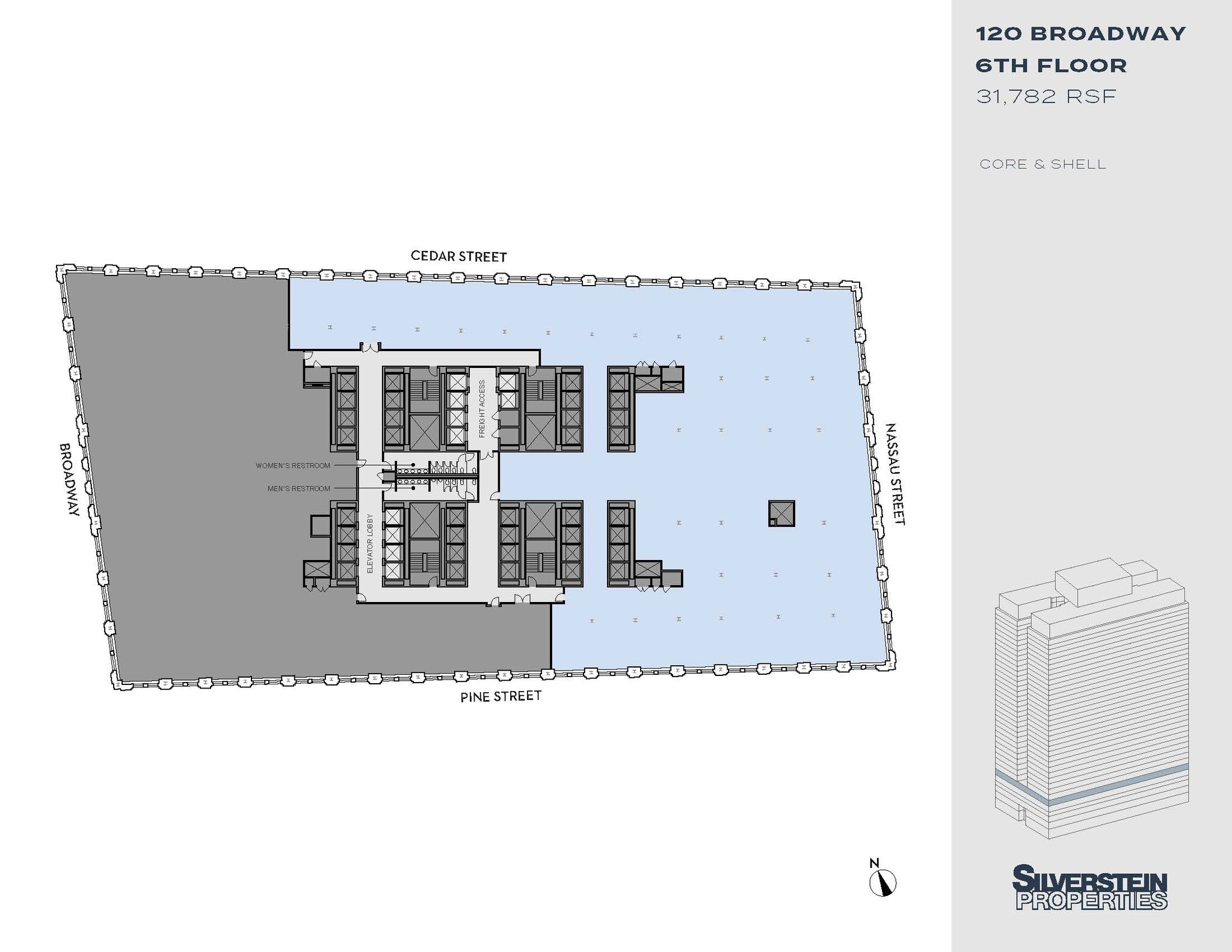 120 Broadway, New York, NY to rent Floor Plan- Image 1 of 3
