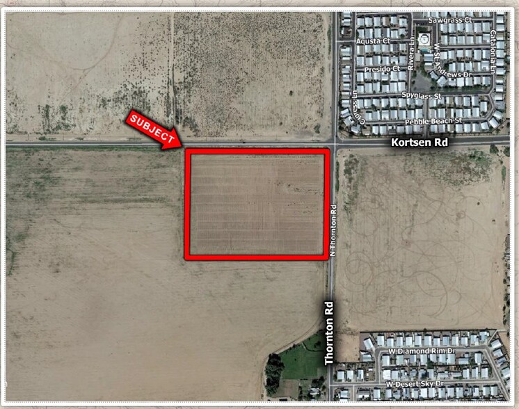 Kortsen Rd, Casa Grande, AZ for sale - Primary Photo - Image 1 of 1