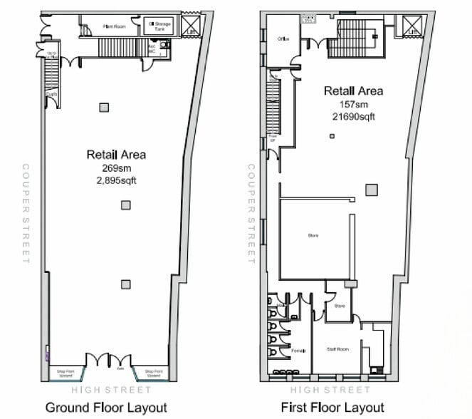27-29 High St, Thurso to rent - Floor Plan - Image 2 of 2