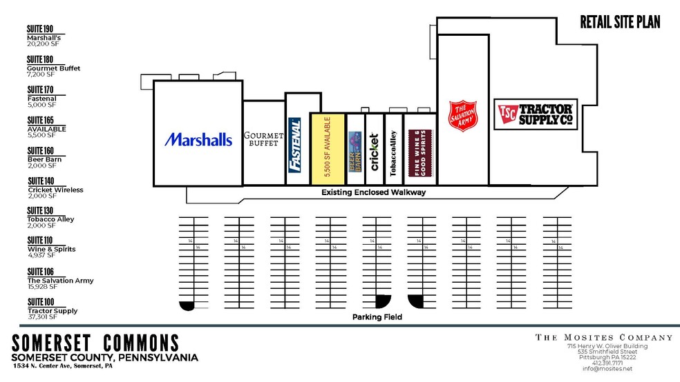 1534 N Center Rd, Somerset, PA for rent - Site Plan - Image 2 of 2