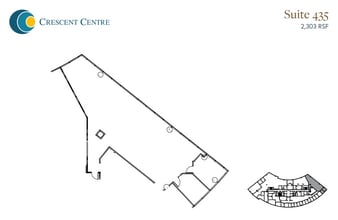 100 Crescent Centre Pky, Tucker, GA to rent Floor Plan- Image 2 of 2