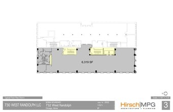 732 W Randolph St, Chicago, IL for rent Site Plan- Image 1 of 6