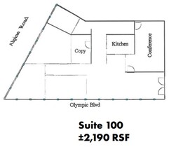 1901 Olympic Blvd, Walnut Creek, CA for rent Floor Plan- Image 1 of 1