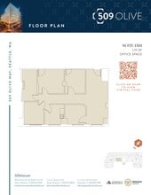 509 Olive Way, Seattle, WA to rent Floor Plan- Image 1 of 1