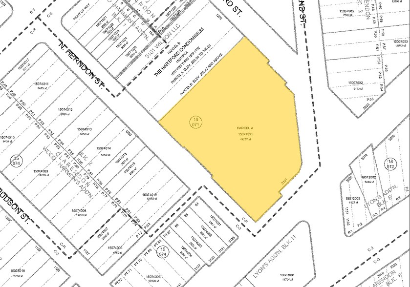 3101 Wilson Blvd, Arlington, VA for sale - Plat Map - Image 1 of 1