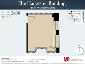 180 N Michigan Ave, Chicago, IL to rent Floor Plan- Image 1 of 2