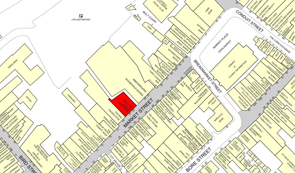 21-23 Market St, Lichfield for rent Goad Map- Image 1 of 4