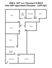 2200 E 104th Ave, Thornton, CO for rent Floor Plan- Image 1 of 13