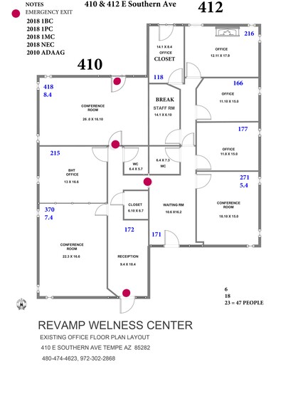 410 E Southern Ave, Tempe, AZ for rent - Site Plan - Image 1 of 17