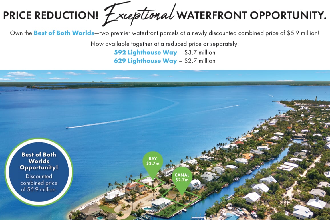 Sanibel Island, Two Lighthouse Way Lots portfolio of 2 properties for sale on LoopNet.co.uk Aerial- Image 1 of 19