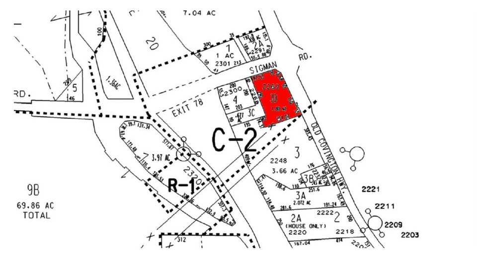 2260 Sigman Rd, Conyers, GA for sale - Plat Map - Image 2 of 2