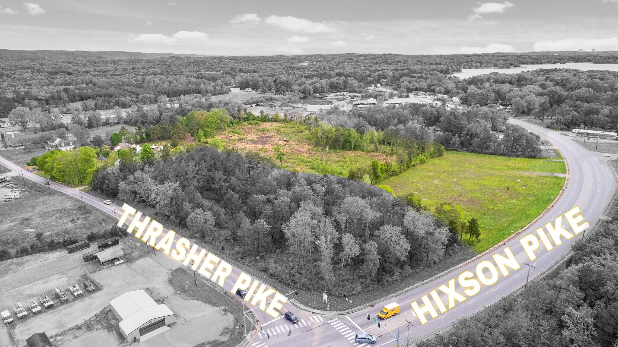 1969 Thrasher Pike, Hixson, TN for sale Aerial- Image 1 of 1