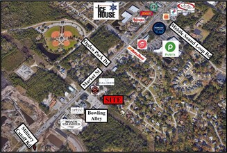 7030 Market St, Wilmington, NC - aerial  map view