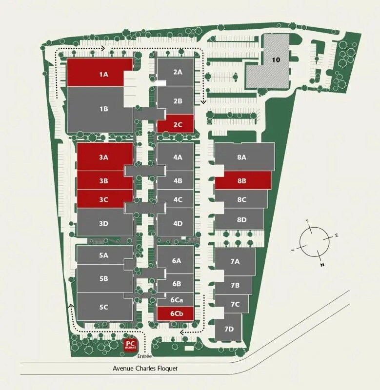 157 Avenue Charles Floquet, Le Blanc-Mesnil to rent Site Plan- Image 1 of 1