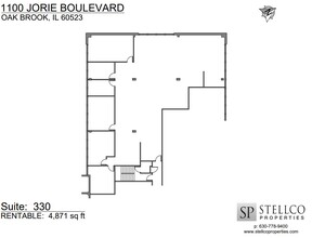 1100 Jorie Blvd, Oak Brook, IL for rent Floor Plan- Image 1 of 1