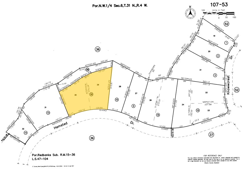 250 Hemsted Dr, Redding, CA for sale - Plat Map - Image 1 of 1