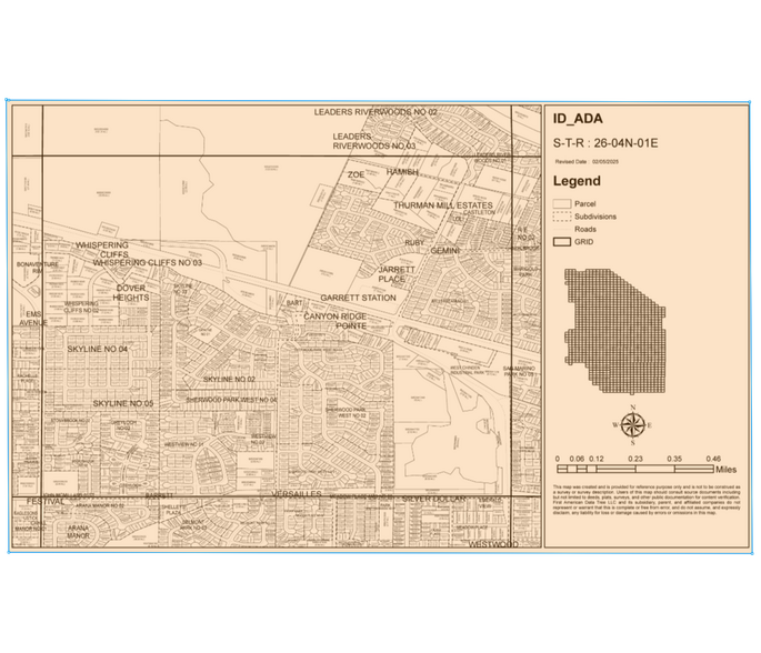 5775 N Garrett St, Garden City, ID for sale - Plat Map - Image 1 of 1