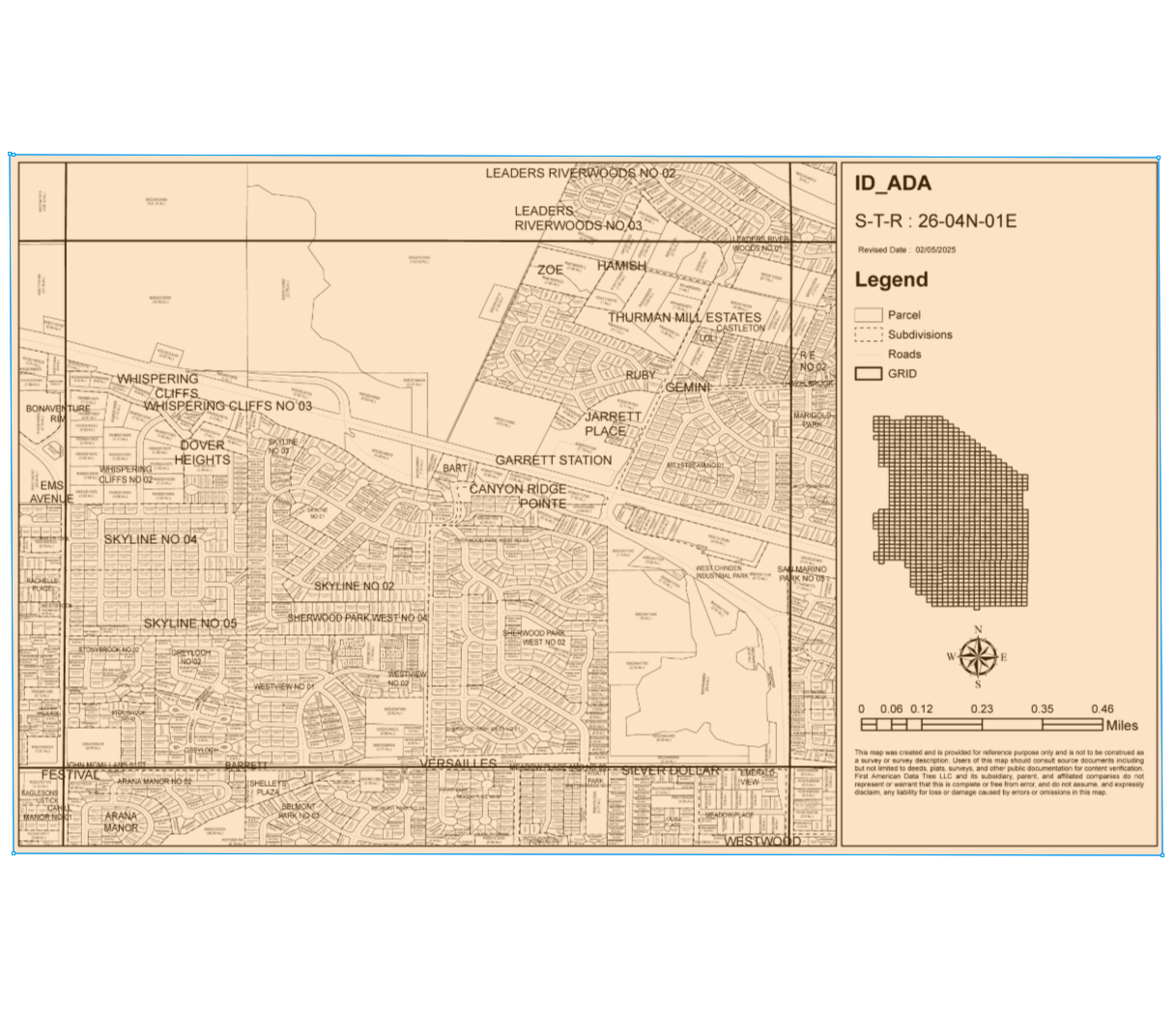 5775 N Garrett St, Garden City, ID for sale Plat Map- Image 1 of 1