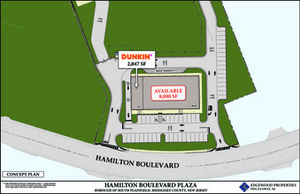 2901 Hamilton Blvd, South Plainfield, NJ for rent Site Plan- Image 1 of 1