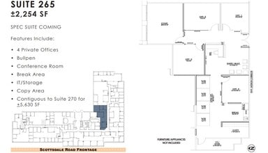 11333 N Scottsdale Rd, Scottsdale, AZ to rent Floor Plan- Image 1 of 1