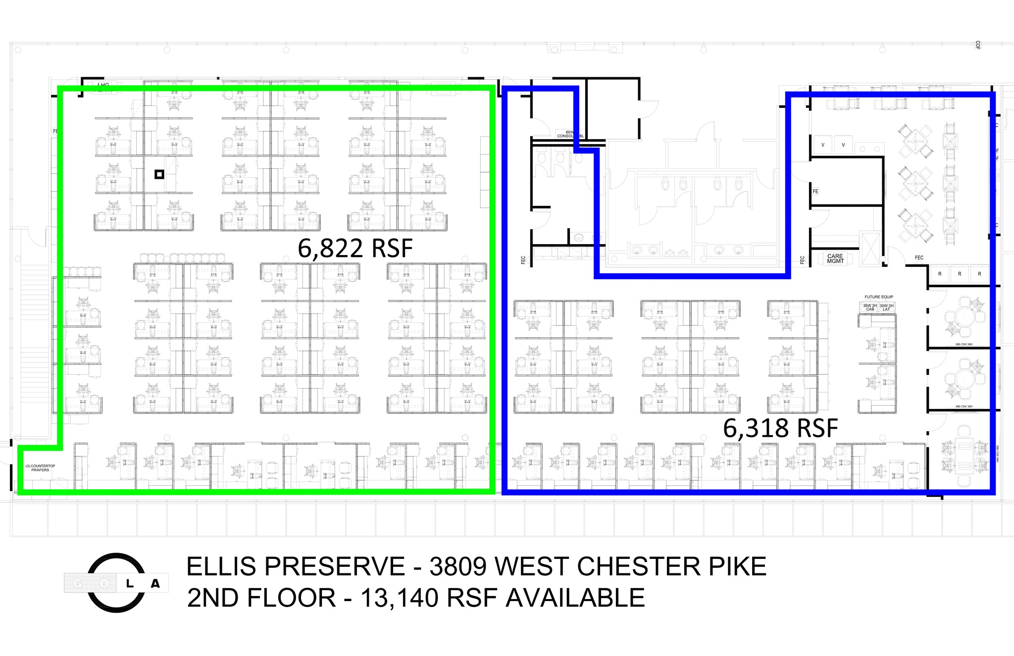 3809 West Chester Pike, Newtown Square, PA for rent Site Plan- Image 1 of 1