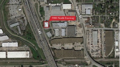 3890 North Fwy, Houston, TX - AERIAL map view
