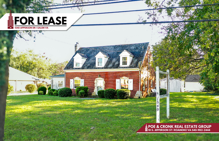 1540 Apperson Dr, Salem, VA for rent - Building Photo - Image 1 of 12