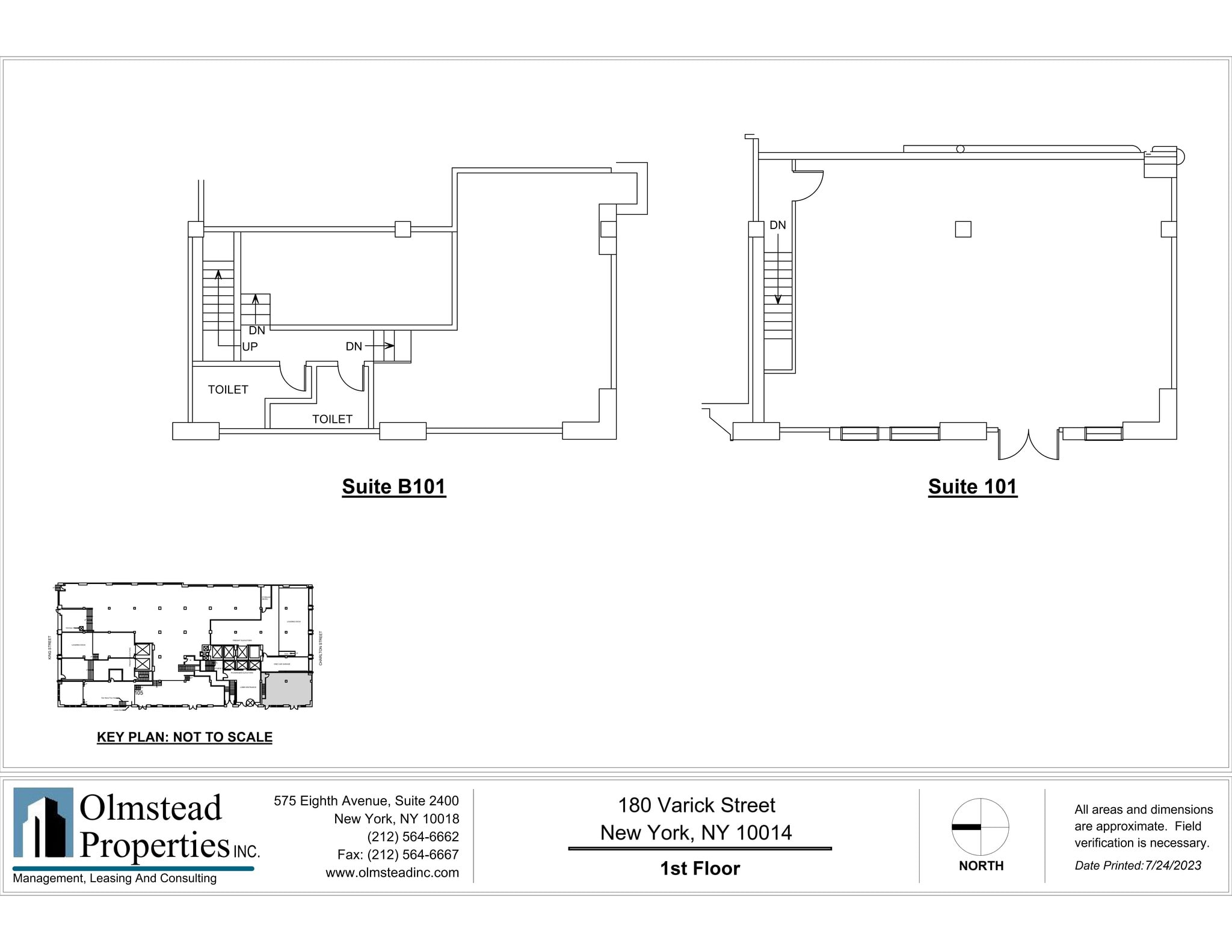 180 Varick St, New York, NY to rent Site Plan- Image 1 of 1