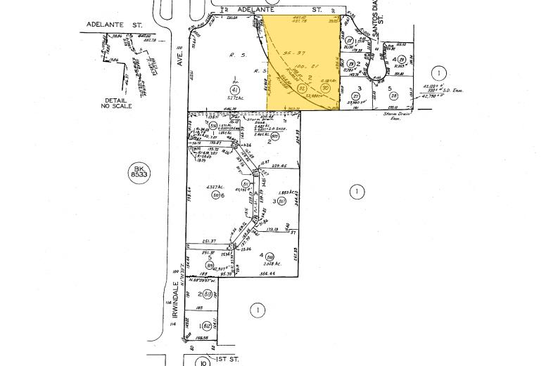 16014 Adelante St, Irwindale, CA for rent - Plat Map - Image 2 of 12