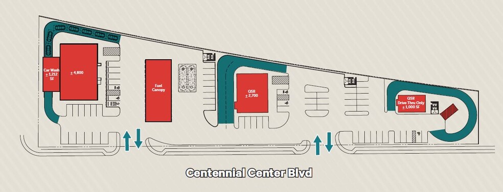 8402 Centennial Pky, Las Vegas, NV for rent - Site Plan - Image 2 of 5